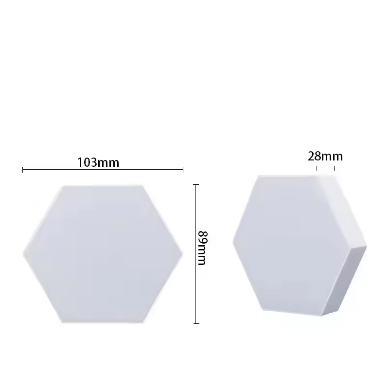Lámpara LED Hexagonal RGB para Setup Gamer - Imagen 3