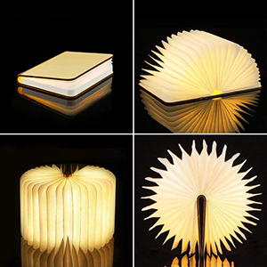 Libro LED Decorativo RGB Recargable - Imagen 2