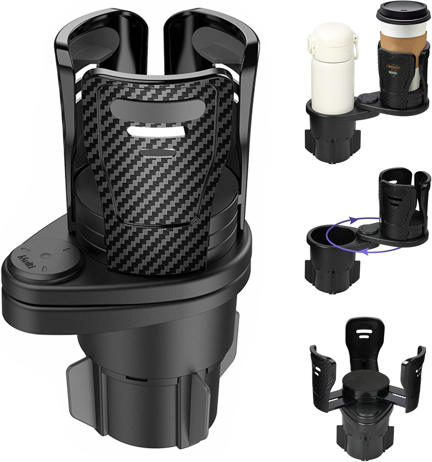 Portavaso Multifunción Ajustable para Auto